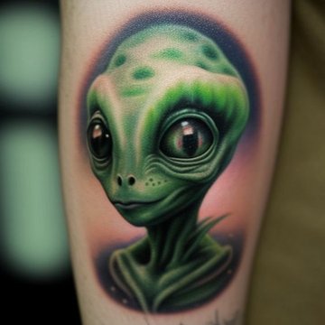 alien tattoo