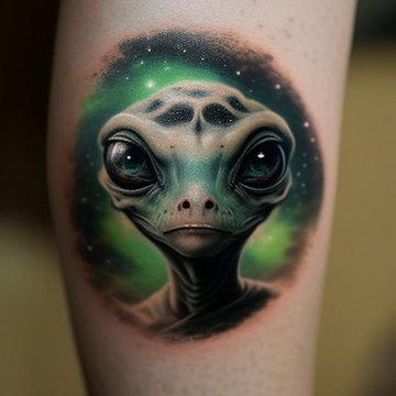 alien tattoo