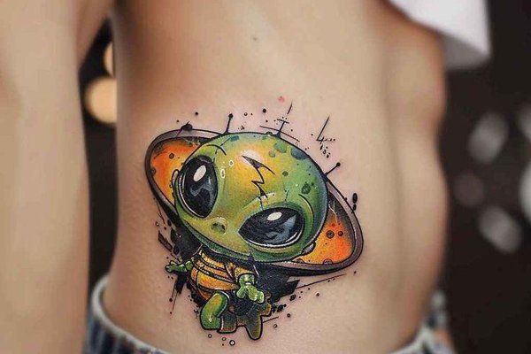 alien tattoo