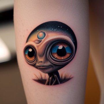 alien tattoo