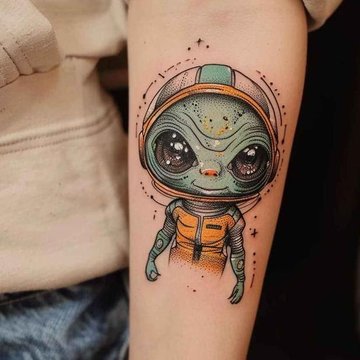 alien tattoo