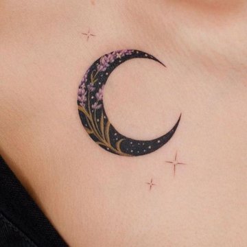 moon tattoo