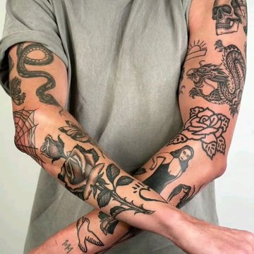 patchwork tattoos