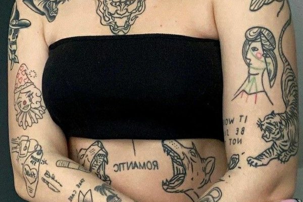 patchwork tattoos