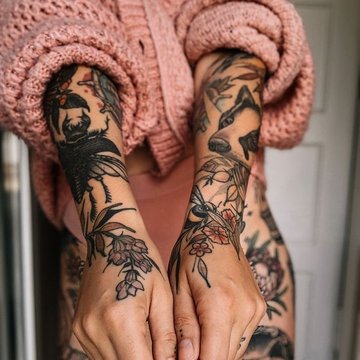 patchwork tattoos