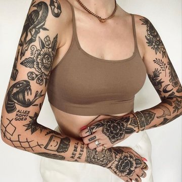 patchwork tattoos