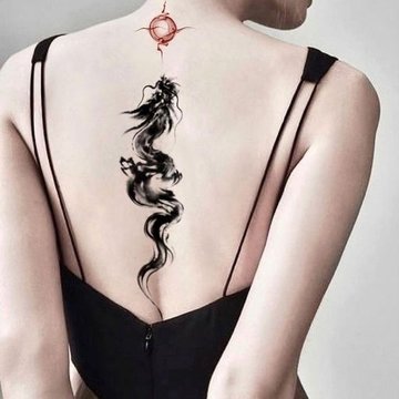 Chinese dragon tattoo
