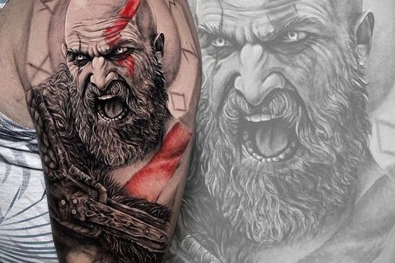 Kratos tattoo