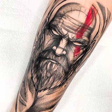 Kratos tattoo