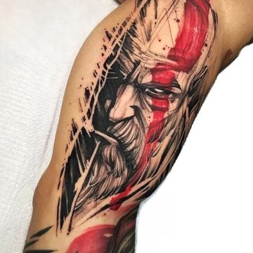 Kratos tattoo