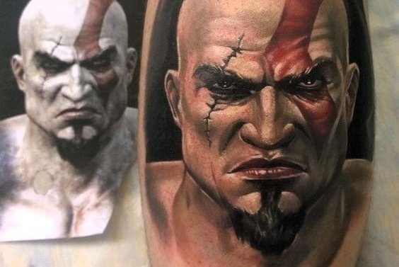 Kratos tattoo