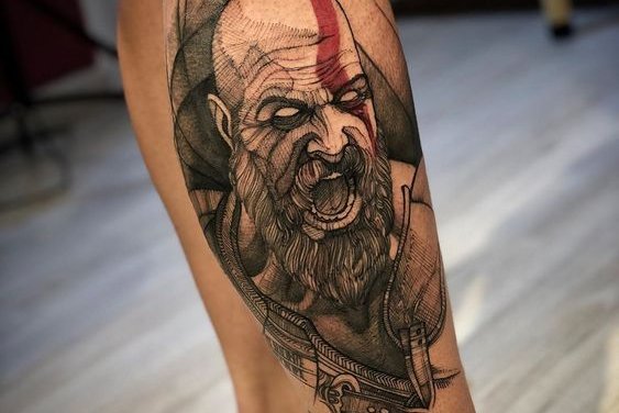 Kratos tattoo