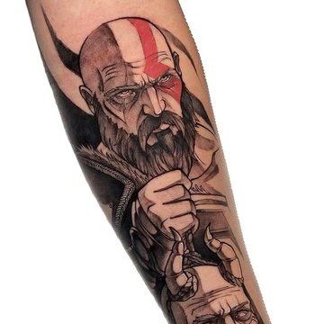 Kratos tattoo