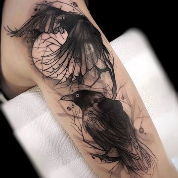 raven tattoo
