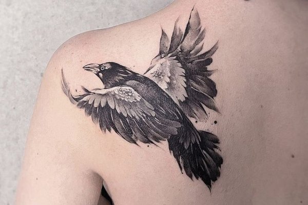 raven tattoo