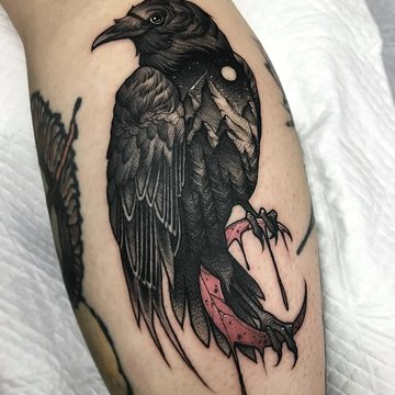 raven tattoo