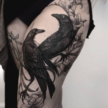 raven tattoo