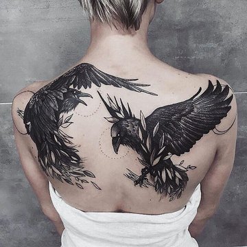 raven tattoo