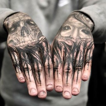 finger tattoos for men