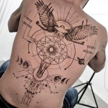 back tattoos for men