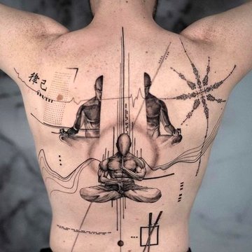 back tattoos for men