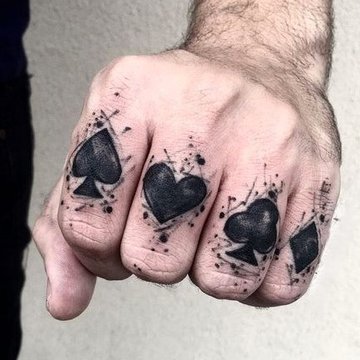 finger tattoos for men