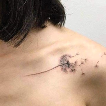 dandelion tattoo