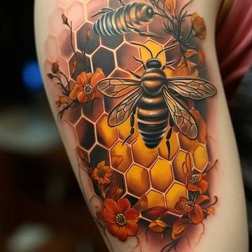 bee tattoo