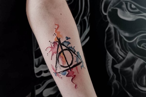 watercolor tattoo