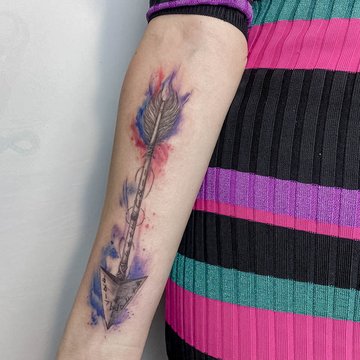 watercolor tattoo