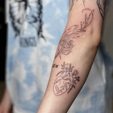 fine line tattoo