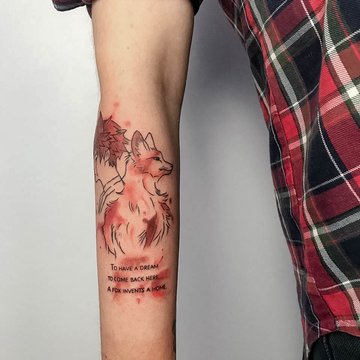 watercolor tattoo