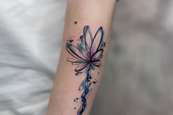 watercolor tattoo