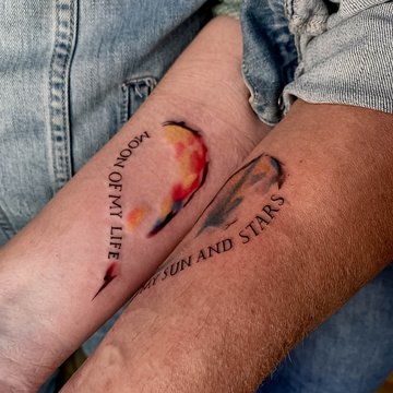 watercolor tattoo