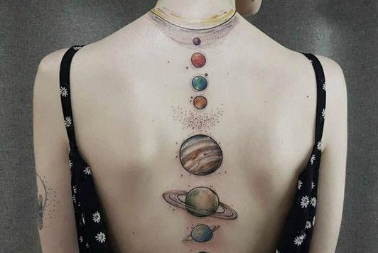 planet tattoos