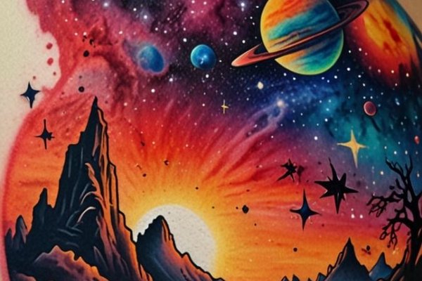 planet tattoos