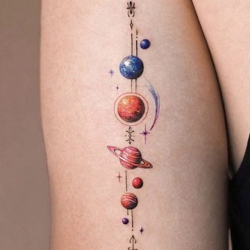 planet tattoos