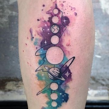 planet tattoos