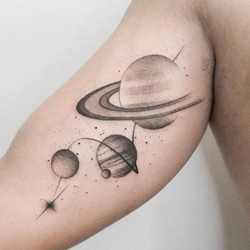 planet tattoos