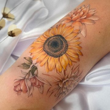 Sunflower Tattoo
