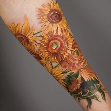 Sunflower Tattoo
