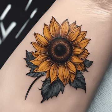 Sunflower Tattoo