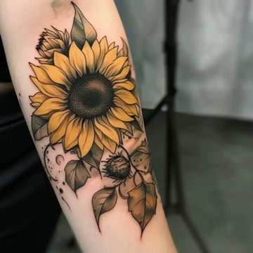 Sunflower Tattoo
