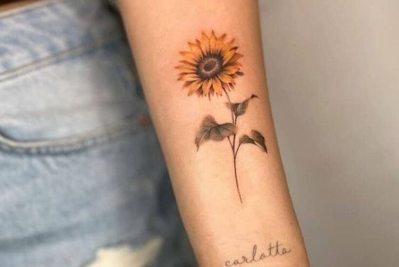 Sunflower Tattoo