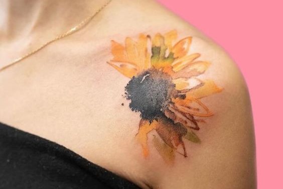 Sunflower Tattoo