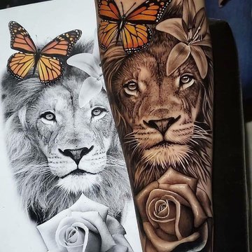 lion tattoo