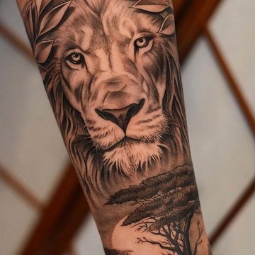 lion tattoo