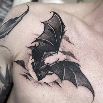 Bat tattoo