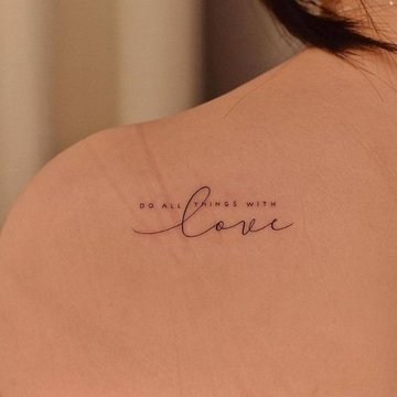 script tattoos