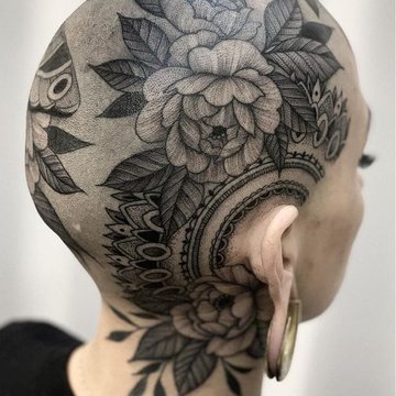 head tattoos